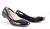 Tsubo Roana Ballerina Slippers, Black & Gold